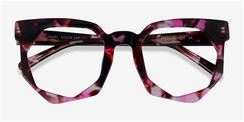 versace pink tortoise glasses